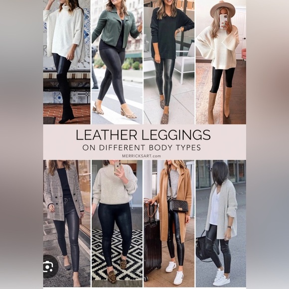 NWOT Commando Faux Leather Leggings - Picture 3 of 9